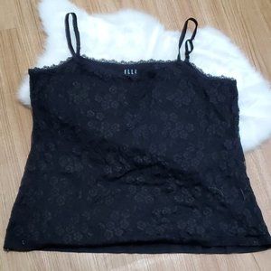 ELLE Lace Camisole Tank Top XL